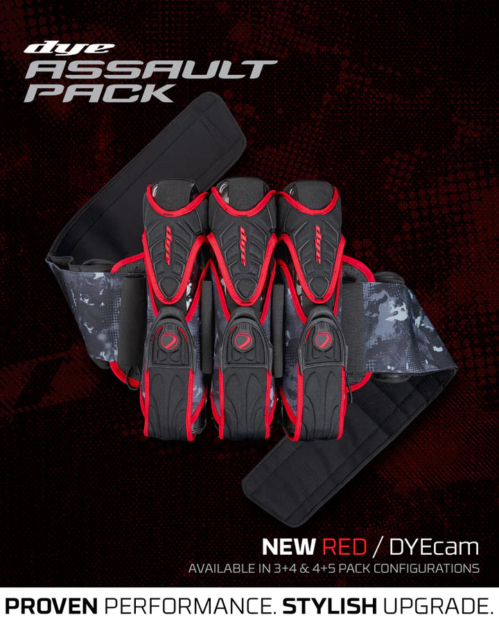 Dye ASSAULT PACK PRO HARNESS - DYECAM RED 3+4