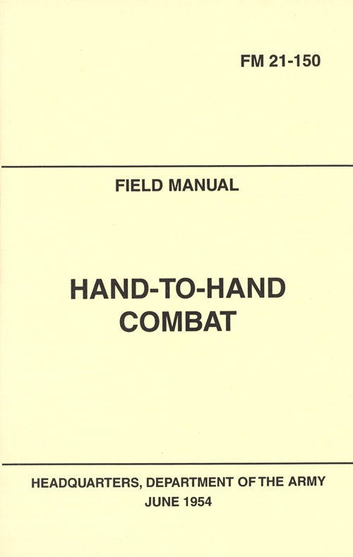 Hand-To-Hand Combat (FM 21-150)
