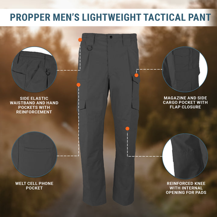 Propper® Men’s Lightweight Tactical Pant CHARCOAL (F5252-50)