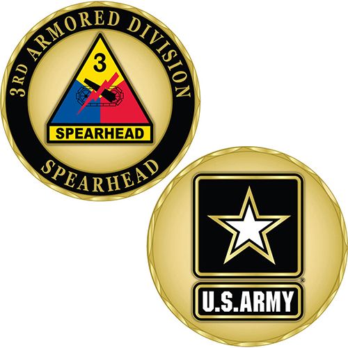 CHALLENGE COIN-ARMY,003RD ARMOR DIV.