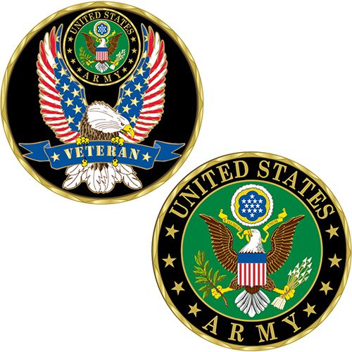 CHALLENGE COIN-ARMY VET