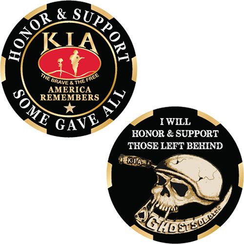 CHALLENGE COIN-KIA Ghost Soldier; Made In USA