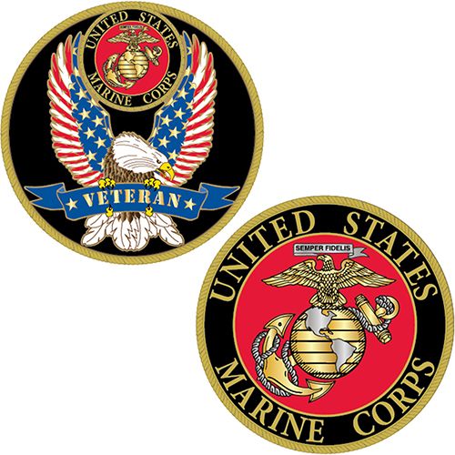 CHALLENGE COIN-USMC VET.