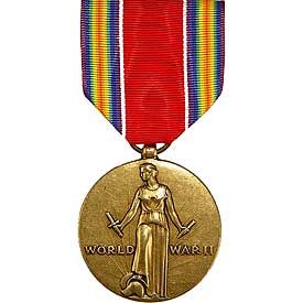 MEDAL-WWII,VICTORY & SVC.