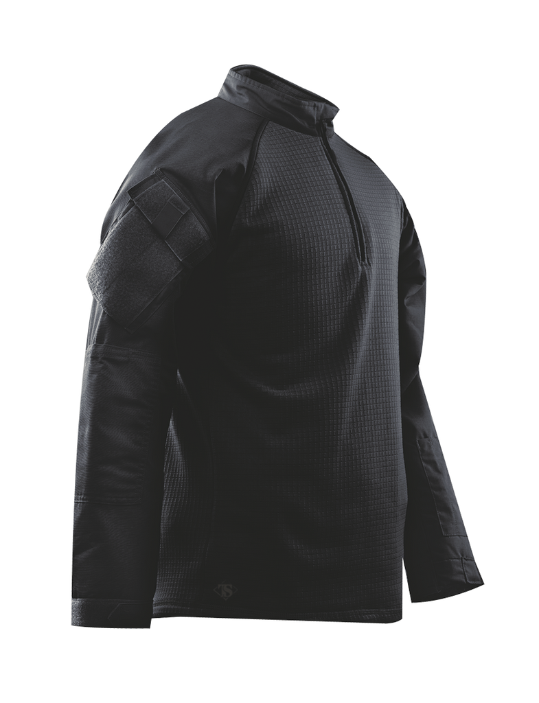 *T.R.U.® 1/4 ZIP COLD WEATHER COMBAT SHIRT- Black (2588)