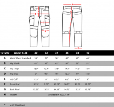 The Condor PALADIN Tactical Pants features a Poly/Cotton chassis, with strategically positioned 4-way stretch nylon panels to ensure freedom of movement. Vent pockets can be found throughout the pants providing optimal breathability and ventilation. 