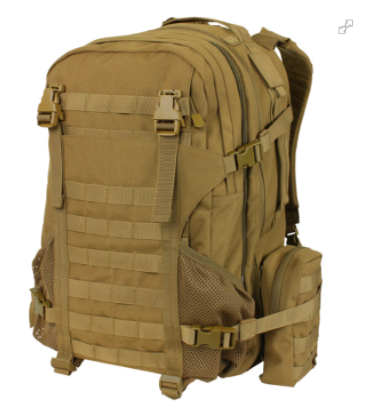 The CONDOR ORION assault pack is a modular multi-mission pack that can be configured to specific mission requirements. The ORION integrated a versatile open-top storage space, ideal for odd shaped items such as helmet, rope, ponchos and etc. The detachable exterior compartment offers an additional 10 liters of storage