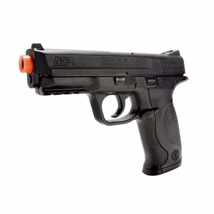 Smith & Wesson M&P 40 Black Airsoft Pistol 6mm CO2 : Non-Blowback