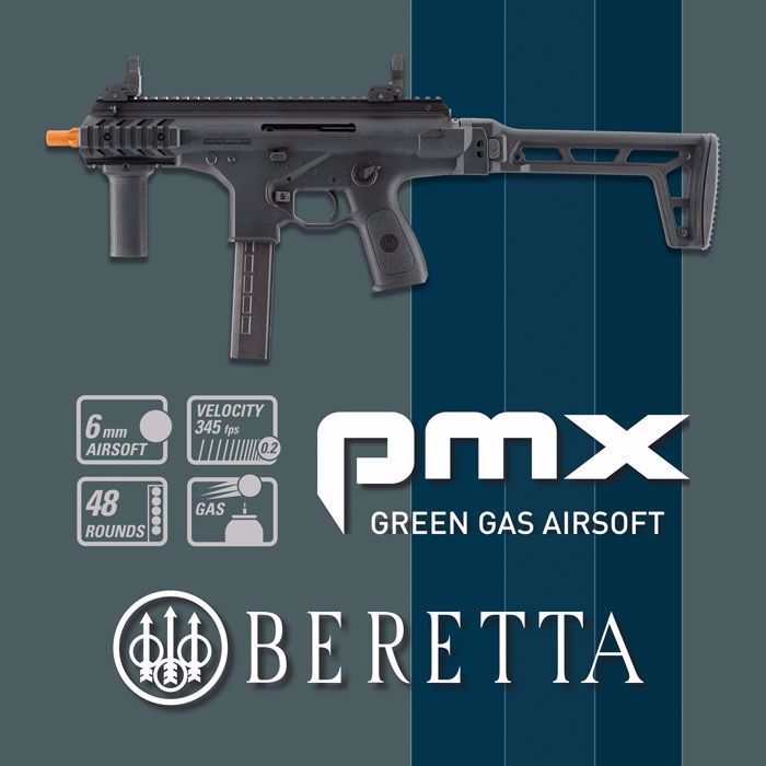 Beretta PMX GBB 6mm Airsoft SMG