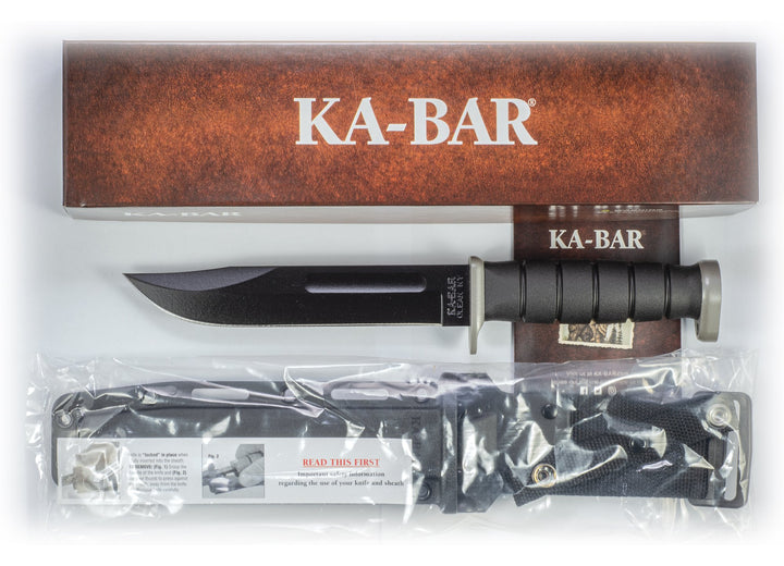 D2 Extreme, (Straight Edge) ( Black Hard Plastic Sheath) Ka-Bar 1292