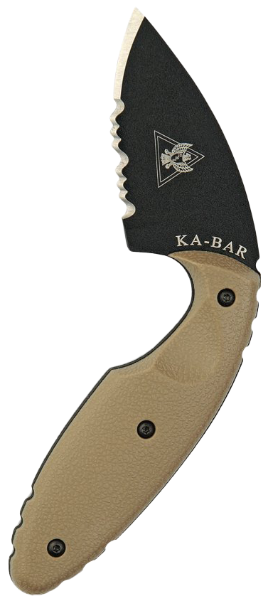 Original TDI Knife, Half-Serrated, Coyote Handle