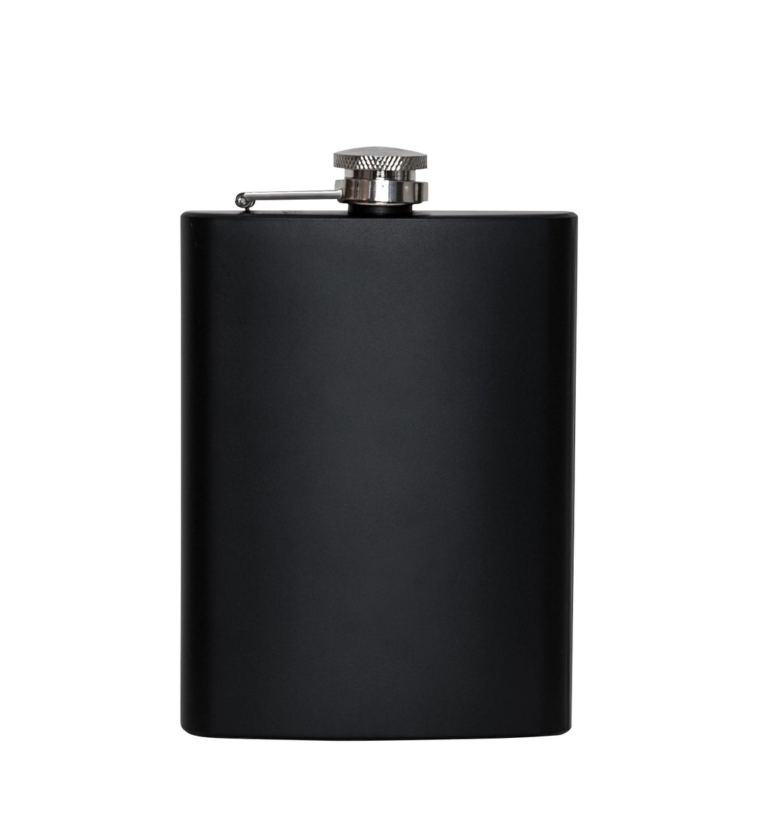 Black Stainless Steel Flask