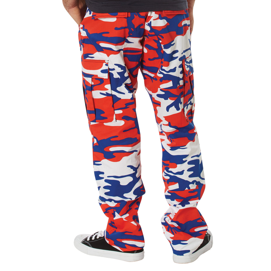 Rothco Tactical Red, White & Blue Camo BDU Pants