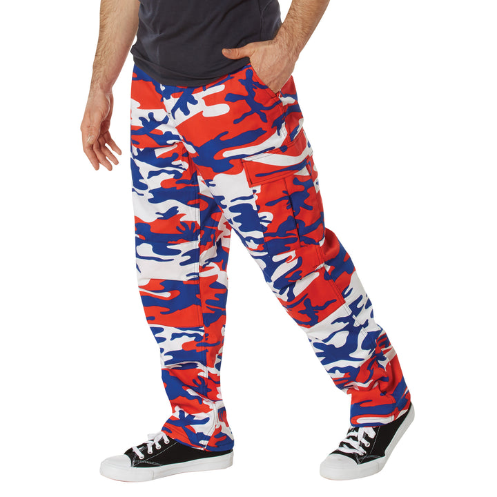Rothco Tactical Red, White & Blue Camo BDU Pants