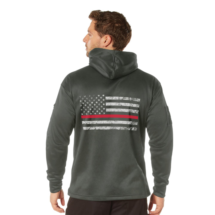 Rothco Concealed Carry Thin Red Line Hoodie