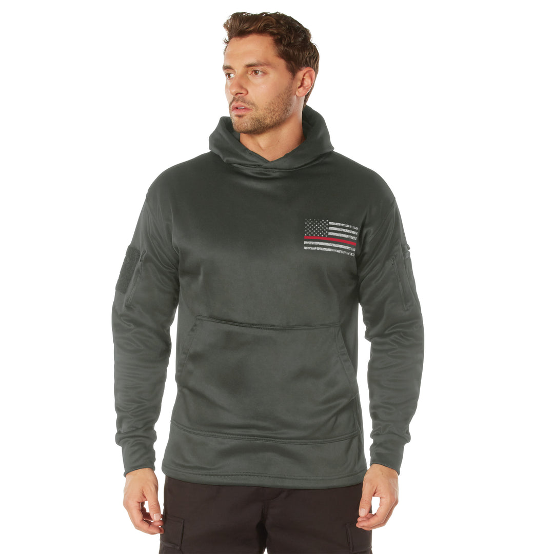 Rothco Concealed Carry Thin Red Line Hoodie
