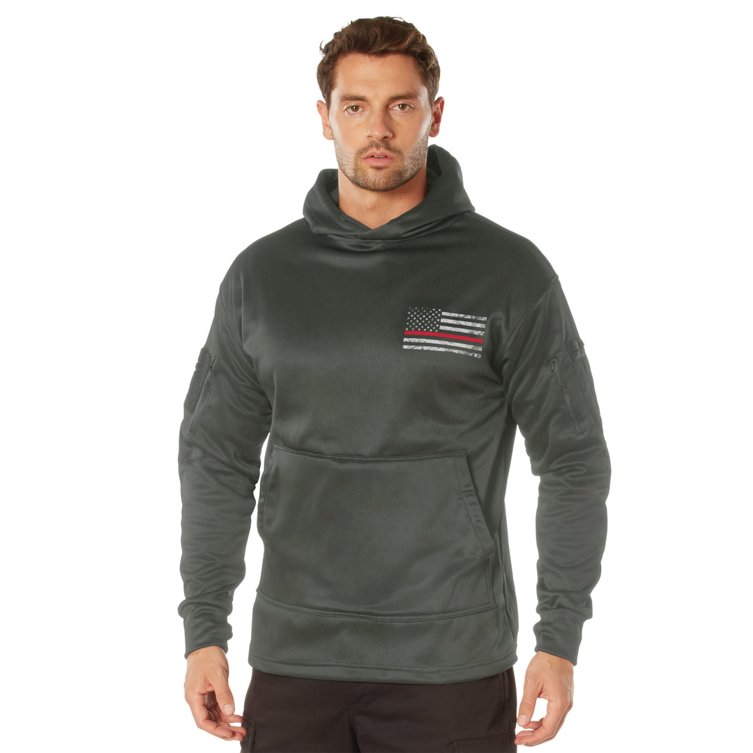 Rothco Concealed Carry Thin Red Line Hoodie