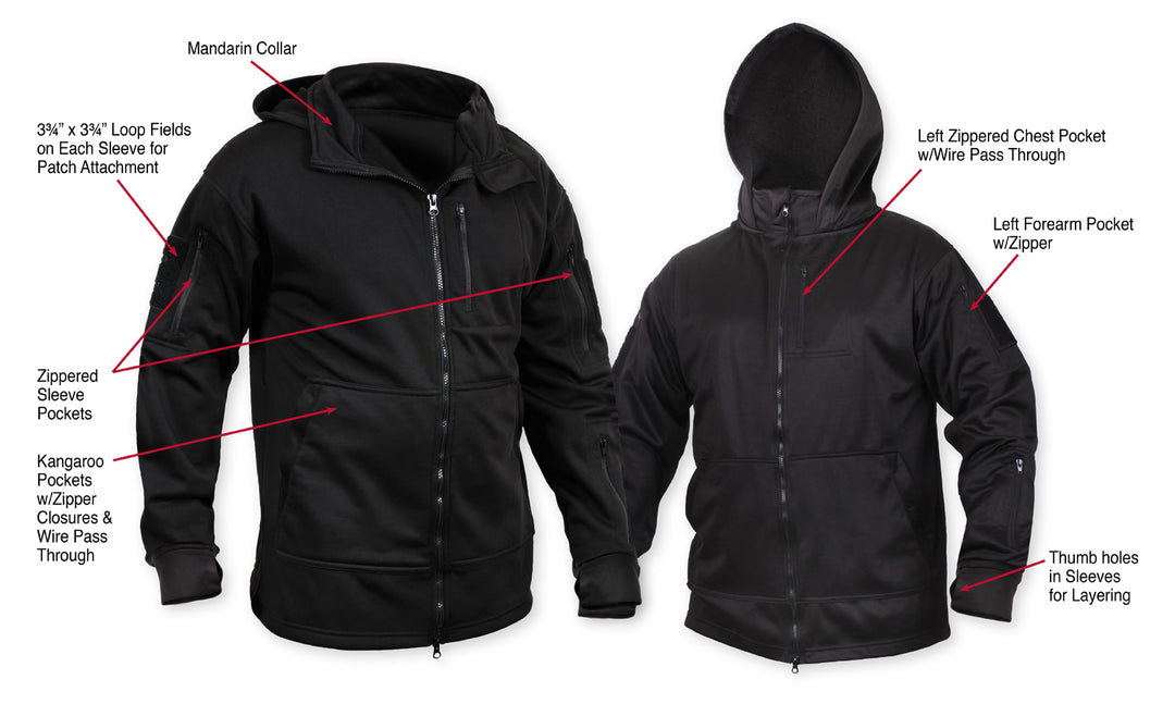 Rothco Tactical Zip Hoodie