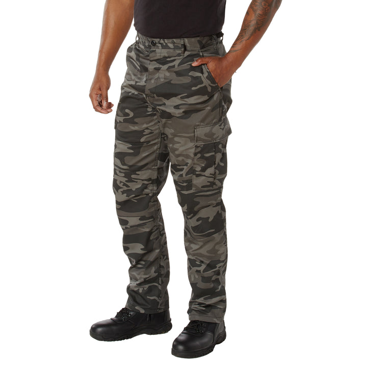 Rothco Tactical Black Camo BDU Pants