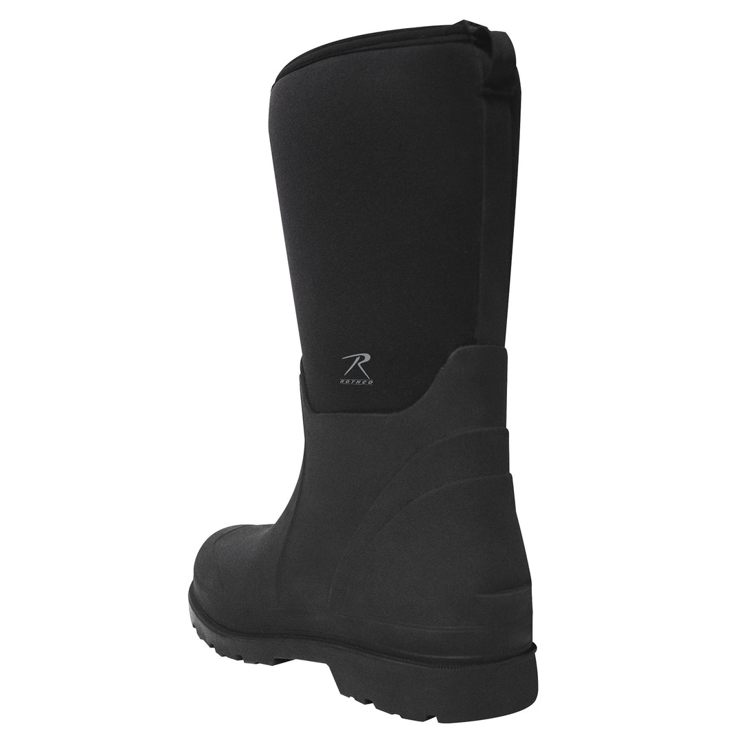 Rothco Waterproof Rubber Boots - Black - 14.5