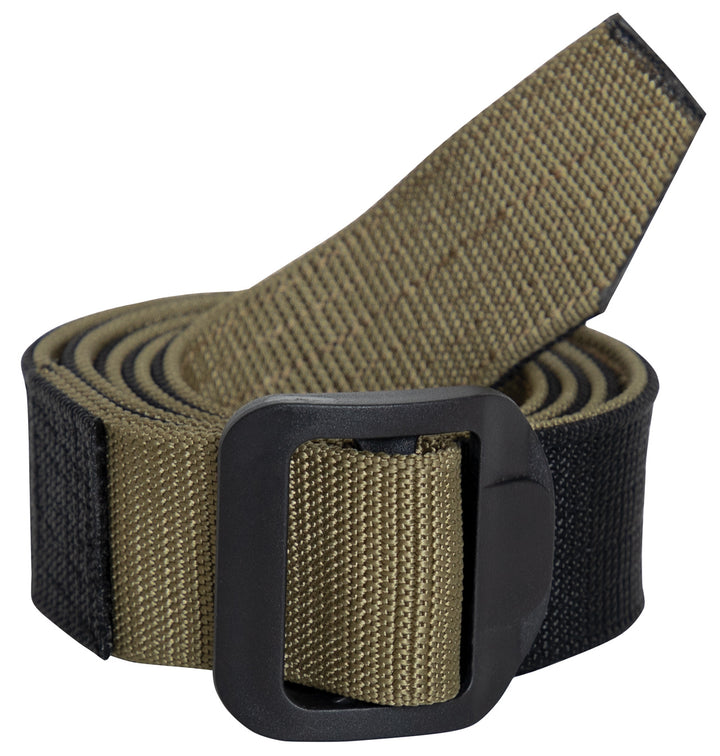Rothco Reversable Airport Friendly Riggers Belt - Black / Coyote