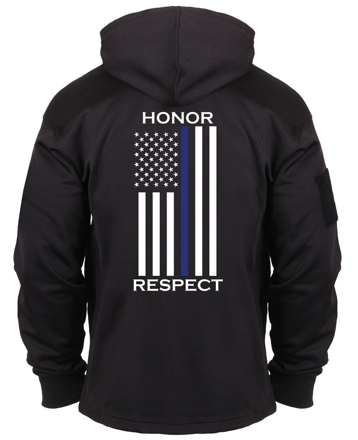 Rothco Honor And Respect Thin Blue Line Concealed Carry Hoodie