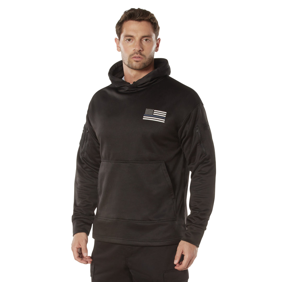 Rothco Honor And Respect Thin Blue Line Concealed Carry Hoodie