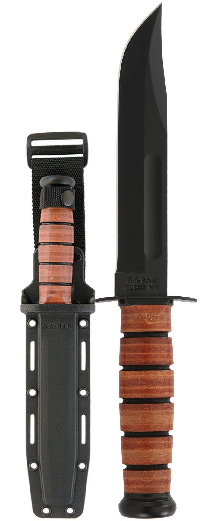 U.S. ARMY KA-BAR®, (Straight Edge, Hard Plastic Sheath)