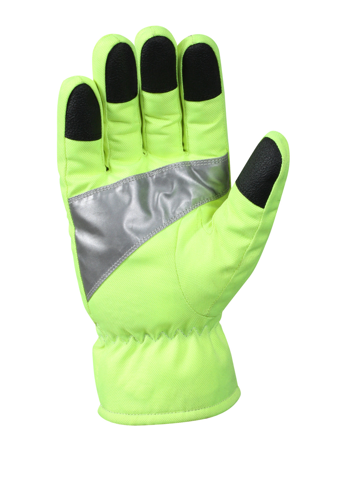 Rothco Safety Green Gloves W/ Reflective Tape