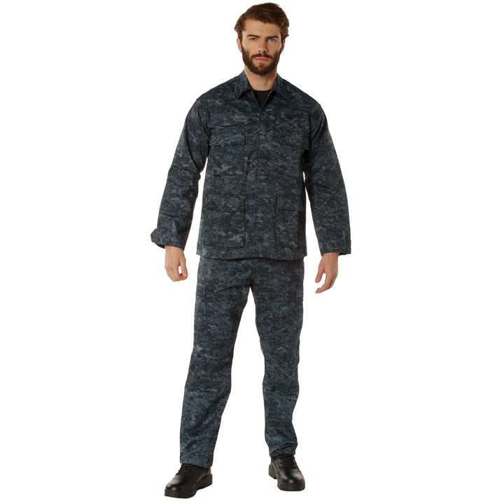 Rothco Tactical Midnight Digital Camo BDU Shirt