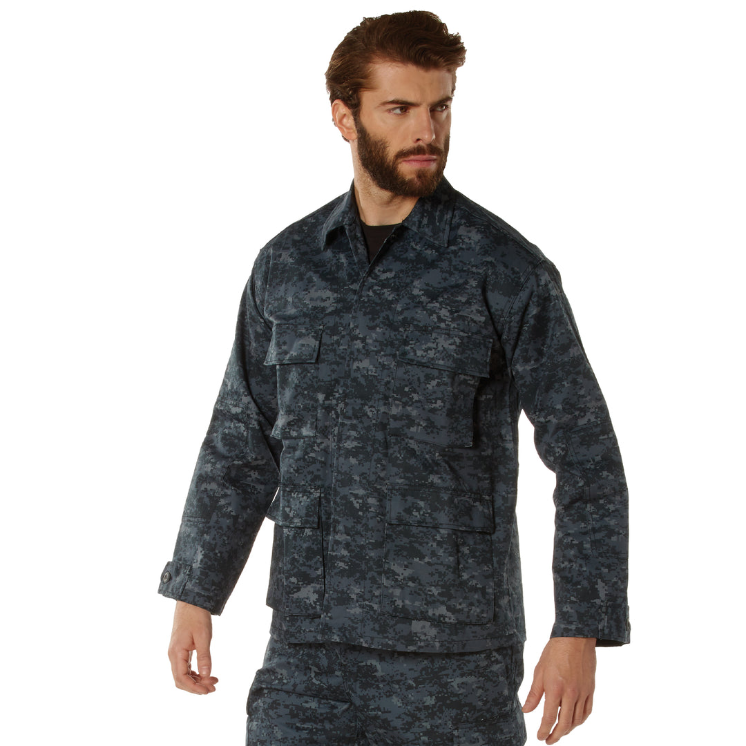 Rothco Tactical Midnight Digital Camo BDU Shirt