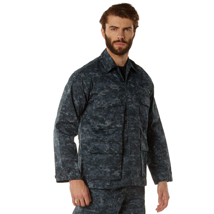 Rothco Tactical Midnight Digital Camo BDU Shirt