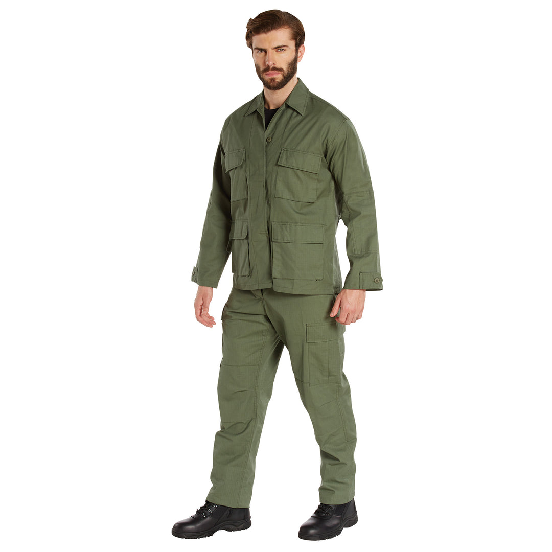 Rothco Tactical Olive Drab Rip-Stop BDU Shirt