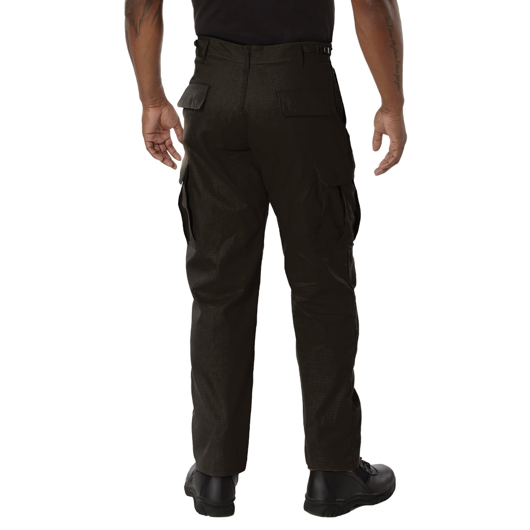 Rothco Tactical Black Rip-Stop BDU Pants