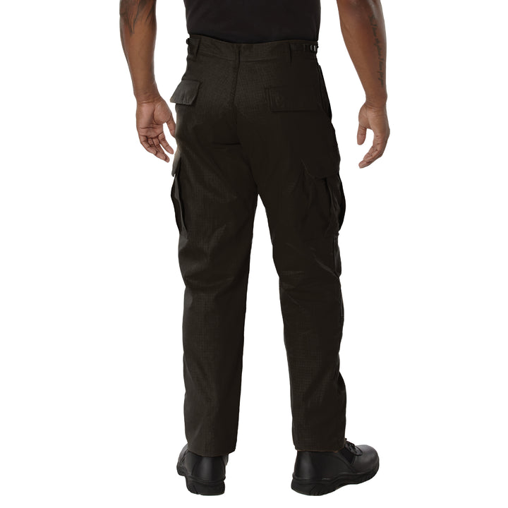 Rothco Tactical Black Rip-Stop BDU Pants