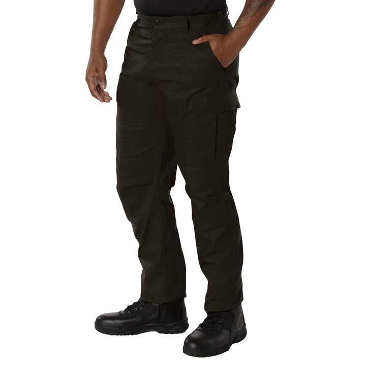 Rothco Tactical Black Rip-Stop BDU Pants