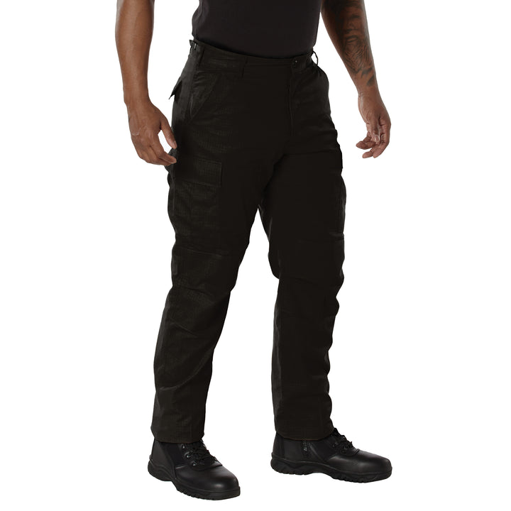 Rothco Tactical Black Rip-Stop BDU Pants