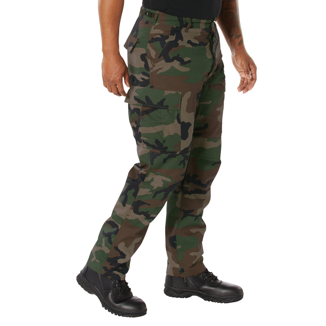 Rothco Tactical Woodland Camo Rip-Stop BDU Pants