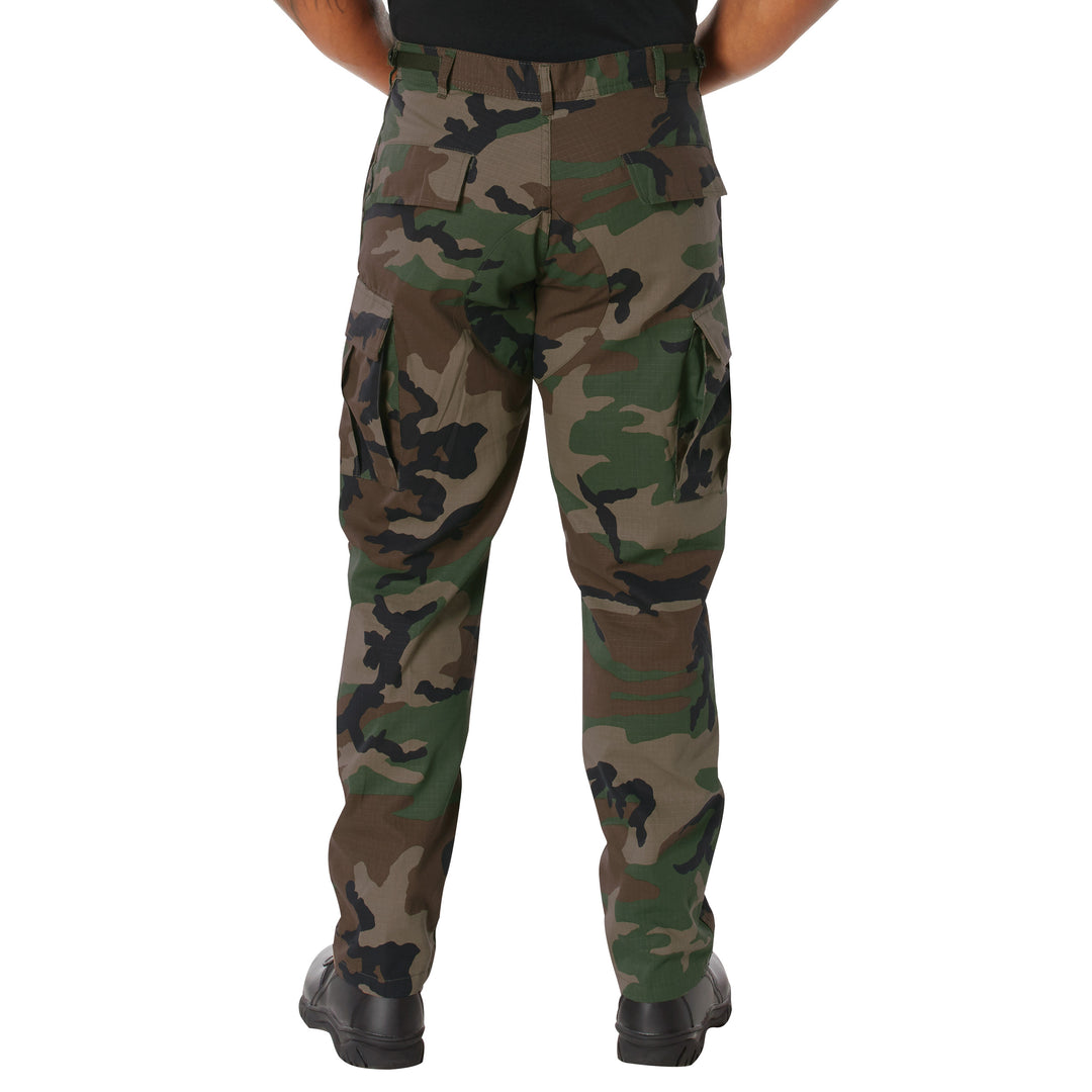 Rothco Tactical Woodland Camo Rip-Stop BDU Pants