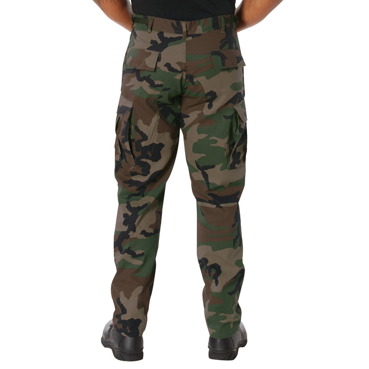 Rothco Tactical Woodland Camo Rip-Stop BDU Pants