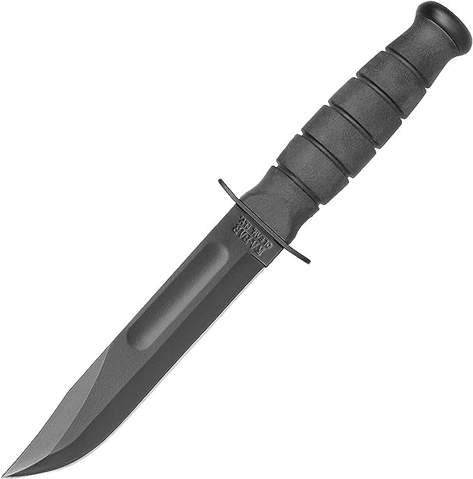 Short KA-BAR® 1256 ( Leather Sheath , Straight Blade )