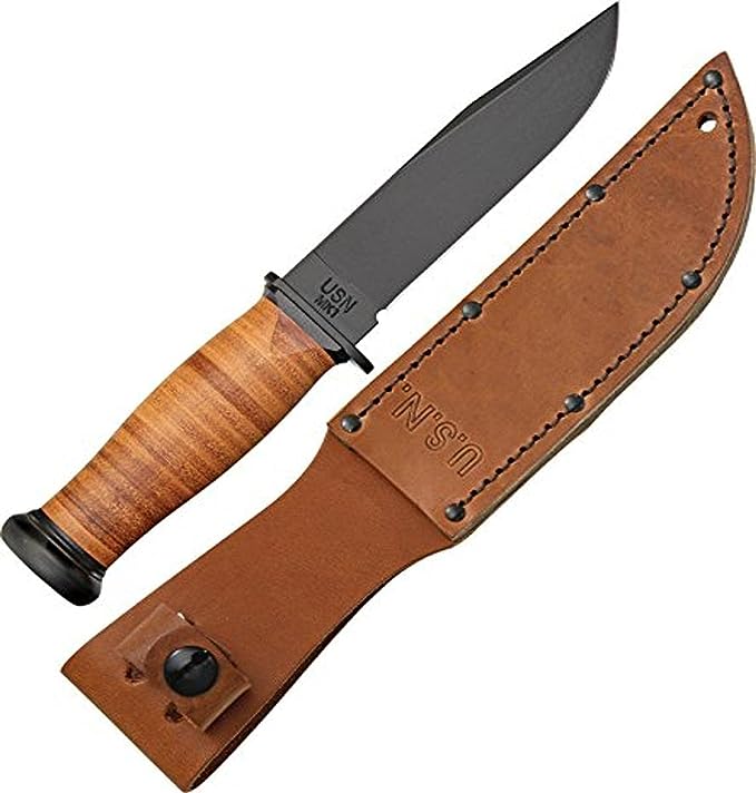 Ka-Bar Mark I, Leather Handle