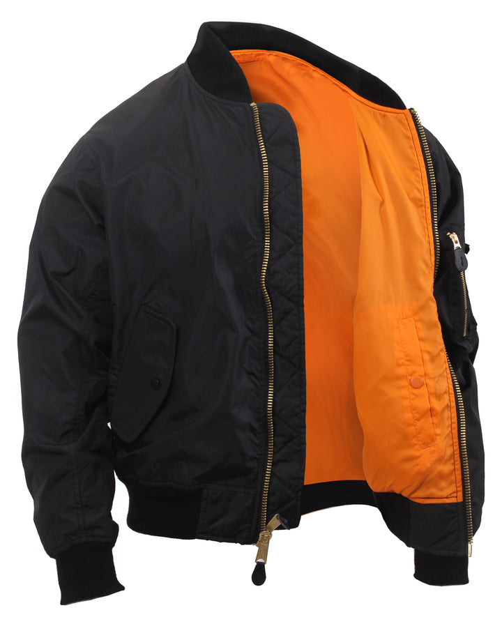 Rothco Lightweight Enhanced Nylon MA-1 Flight Jacket