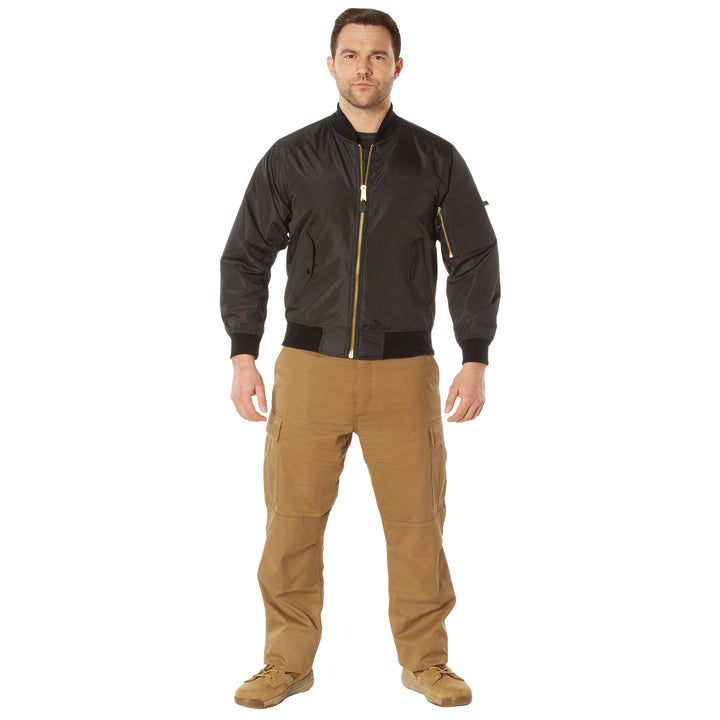Rothco Lightweight Enhanced Nylon MA-1 Flight Jacket