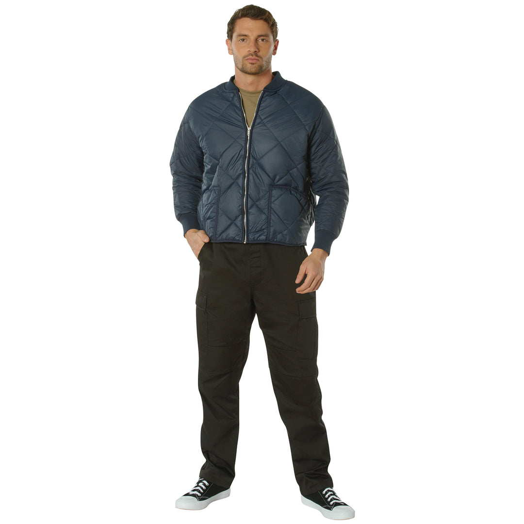 Rothco Diamond Quilted Nylon Flight Jacket