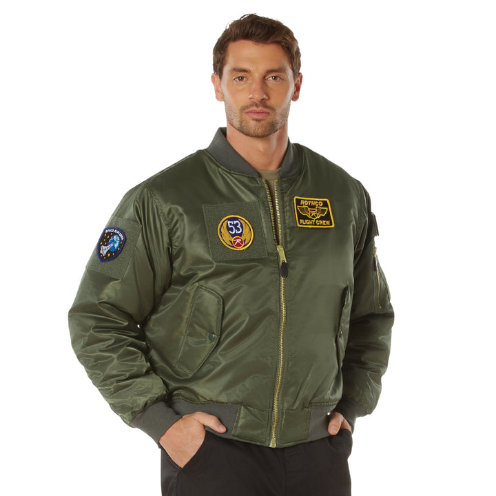 Rothco MA-1 Flight Jacket With Patches