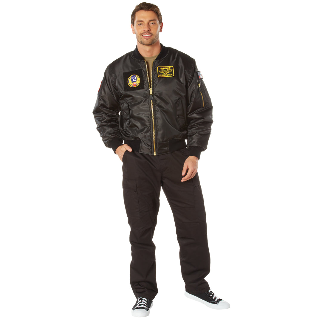 Rothco MA-1 Flight Jacket With Patches