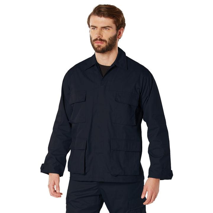 Rothco Twill Midnight Navy Blue BDU Shirt