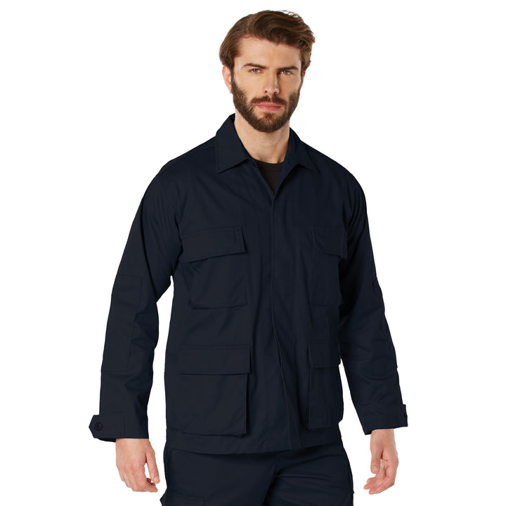 Rothco Twill Midnight Navy Blue BDU Shirt