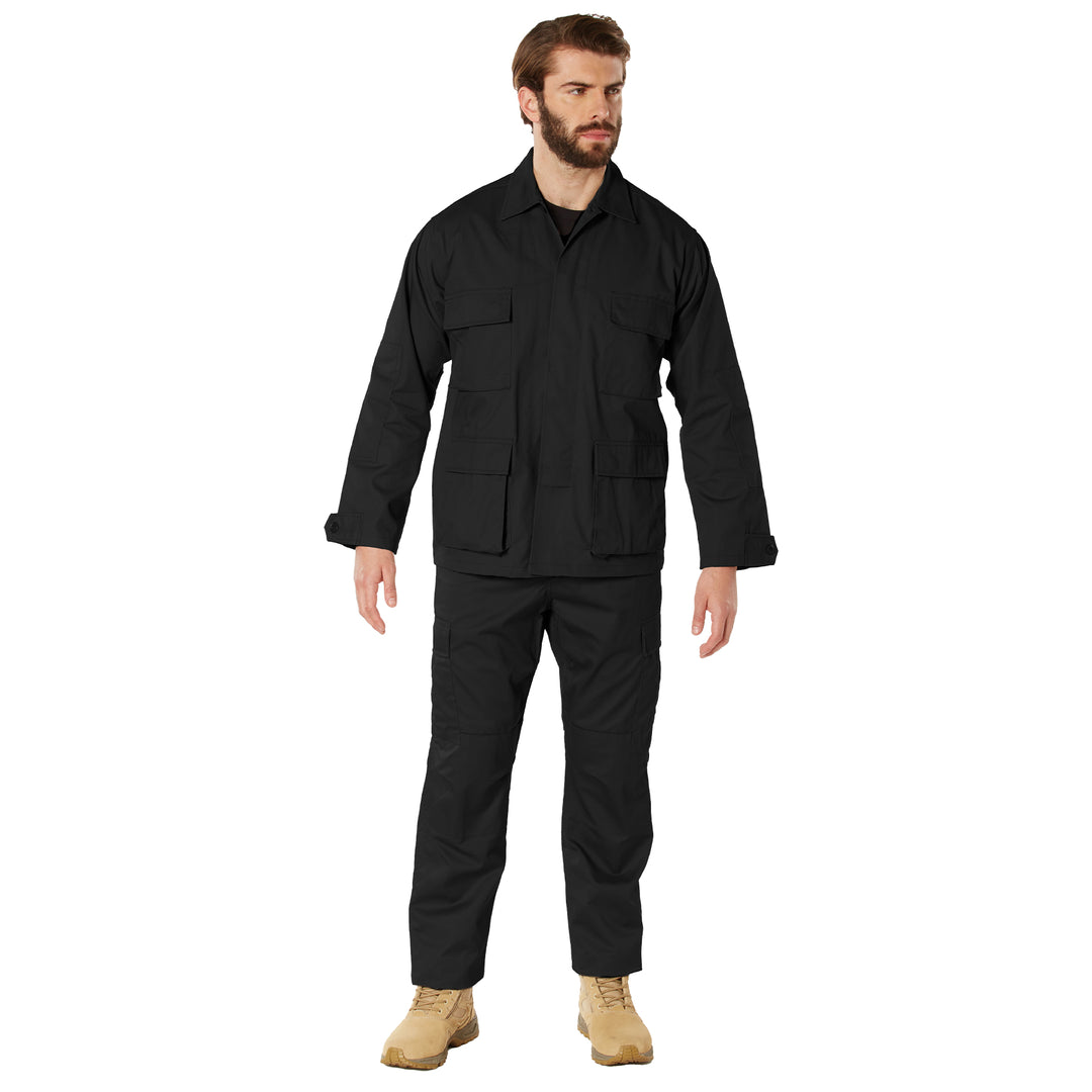 Rothco Tactical Black Twill BDU Shirt
